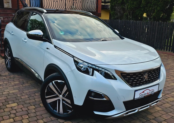 Peugeot 3008 cena 99999 przebieg: 134000, rok produkcji 2018 z Zawiercie małe 781